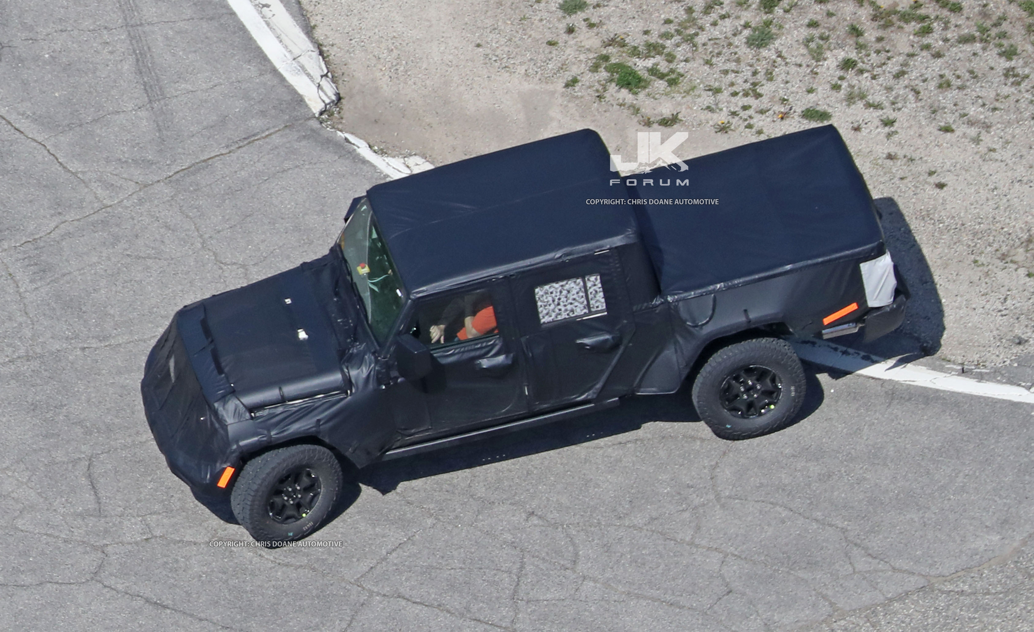 Jeep Wrangler Truck Spy Shot DS