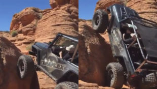 Watch This Jeep Handle an Insane Vertical Climb