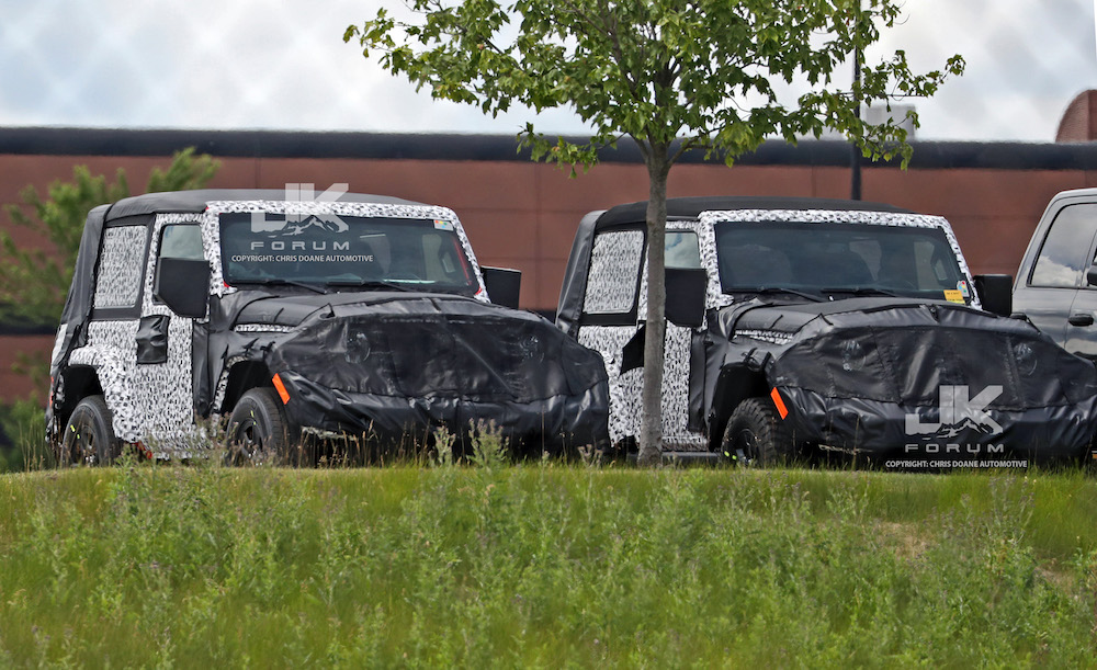 Two-Door 2018 Jeep Wrangler Reappears With Less Camo - JK-Forum
