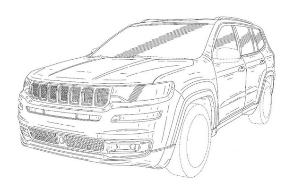 Three-Row Jeep Patent Hints at Something Big in the Works