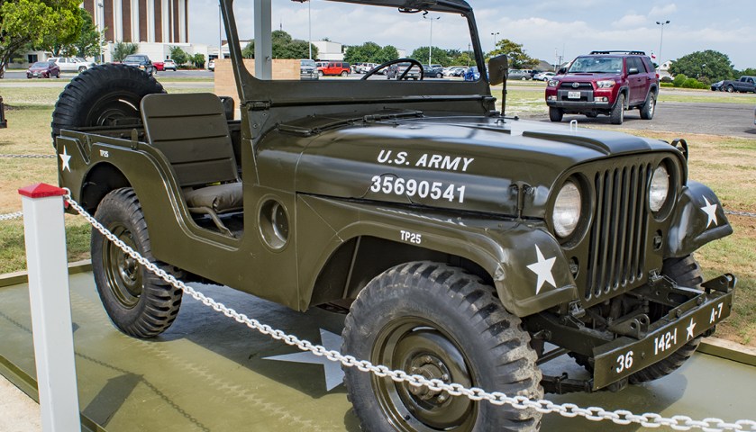 National Guard Donates Jeep to Texas Memorial Park