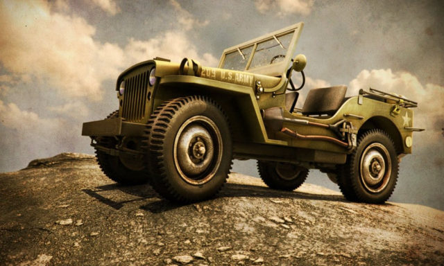 World War II Jeep Willys Axle Wrap