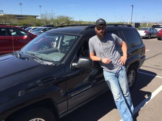 MLB outfielder Charlie Blackmon still drives the Jeep Grand Cherokee he had as a teenager