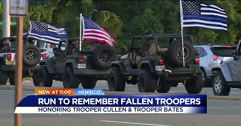 Jeep honor fallen Virginia State Troopers