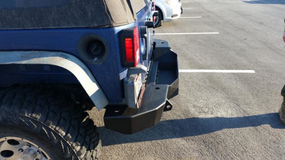 Any off-roading Jeep needs a tougher bumper. 
