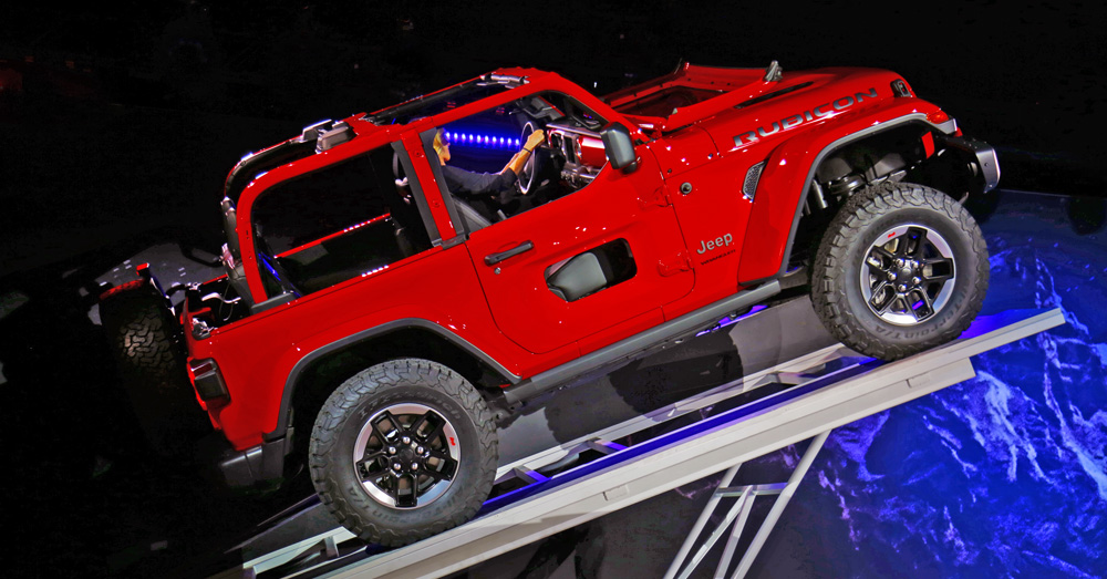 2018 Jeep Wrangler at Los Angeles Auto Show Inset