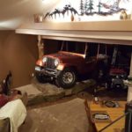 Ever Seen a Jeep CJ in a Basement?