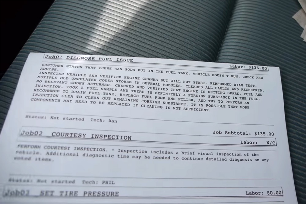 JK-Forum - Bill for Soda in Gas Tank