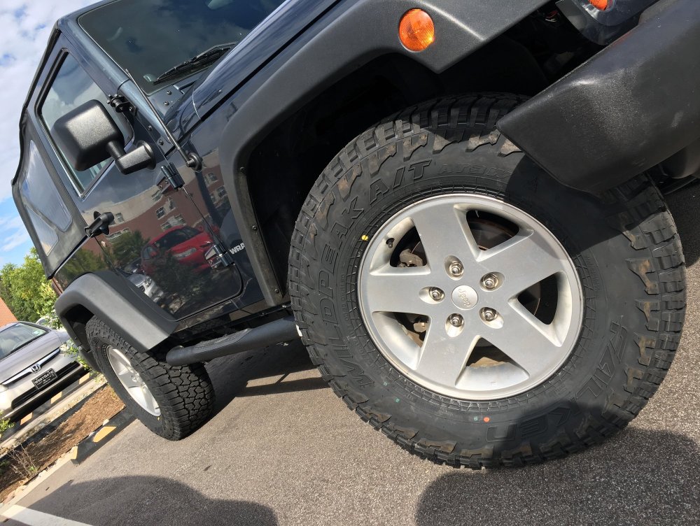 Wrangler with New Tires