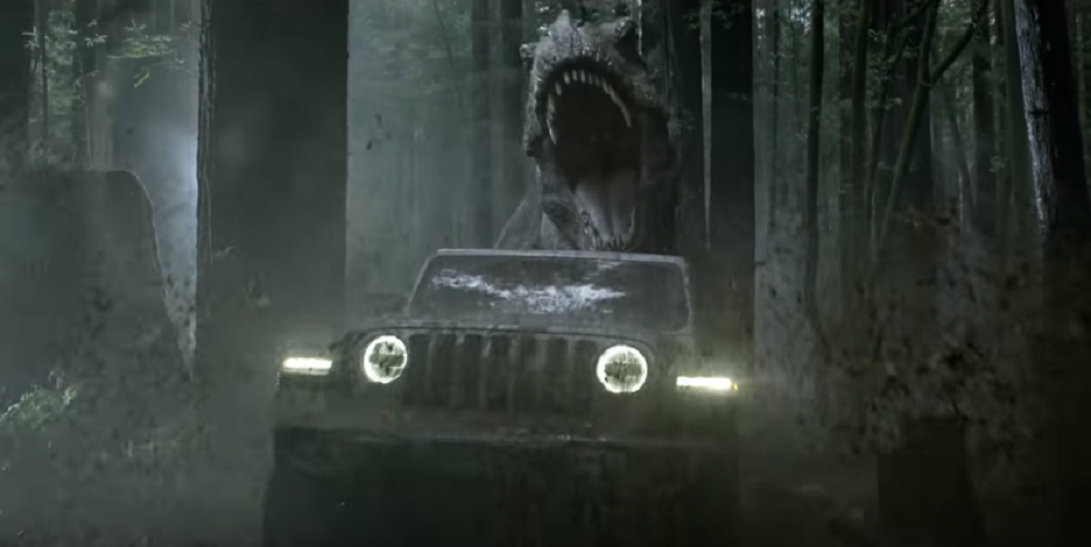 Jeep Jurassic Super Bowl ad