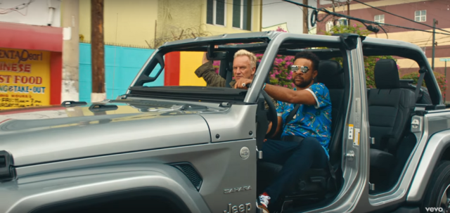 Sting Shaggy video Jeep Wrangler Safari
