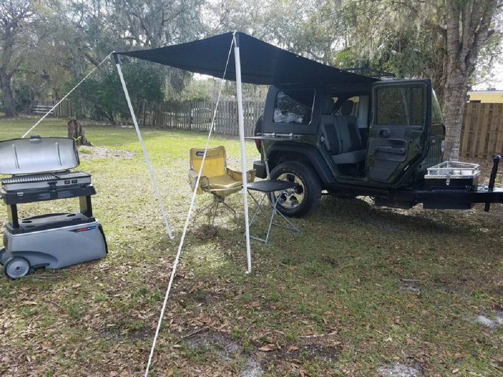 Wrangler with Custom Trailer is a Jeep and a Half