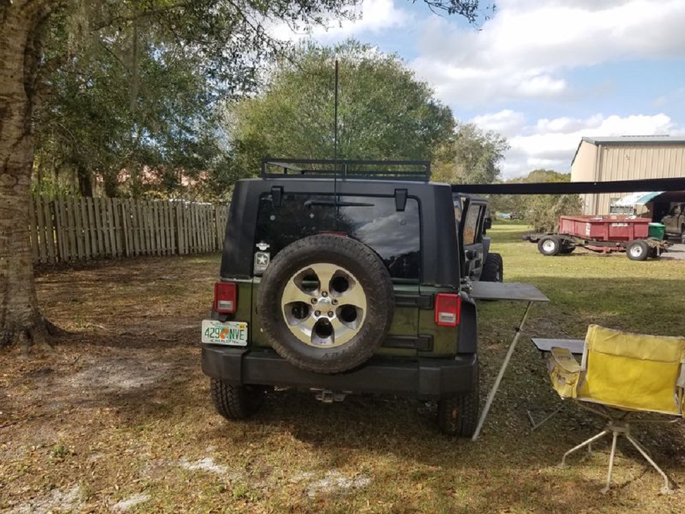 Wrangler with Custom Trailer is a Jeep and a Half