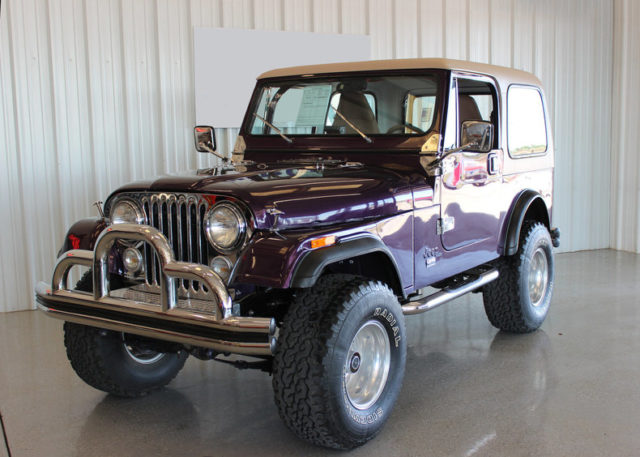 We Love this ‘Plumb Crazy Purple’ Jeep CJ7 Restomod