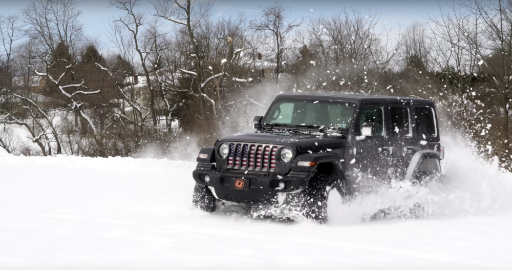 2018 Jeep Wrangler JL Snow Test