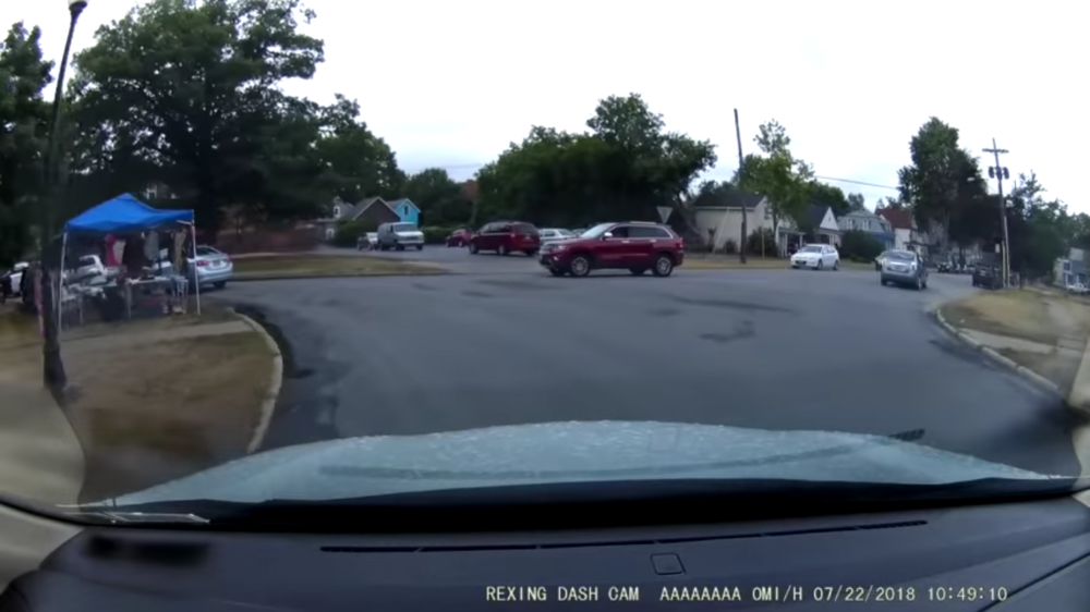 Road Rage Jeep Driver on Dashcam
