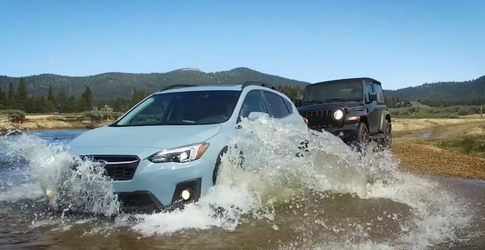 Edmunds Subaru Crosstreck vs Jeep Wrangler