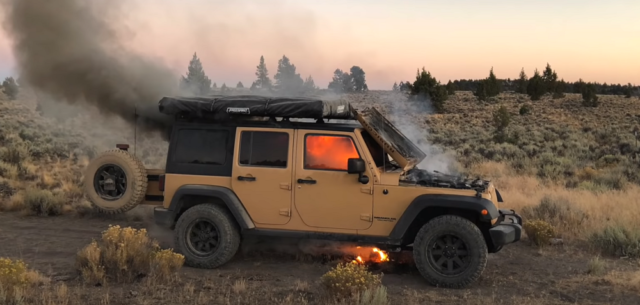 Jeep Wrangler Fire