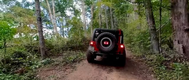 Jeep Wrangler OFf-Roading with others