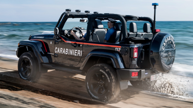 Police Spec Wrangler Stars in its Own Version of <i>Baywatch</i>
