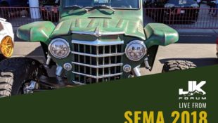 Insane LSX-Powered Willys Jeep Kicks Sand on SEMA 2018