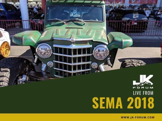 Insane LSX-Powered Willys Jeep Kicks Sand on SEMA 2018