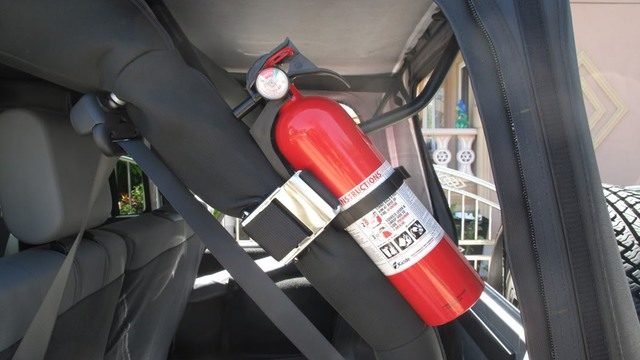 Jeep Wrangler JK: How to Install Fire Extinguisher