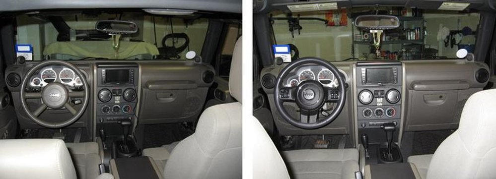 2008 Jeep Wrangler with 2011 Wheel