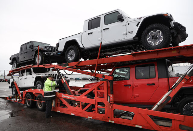 2019 Jeep Gladiators ready for shipment.