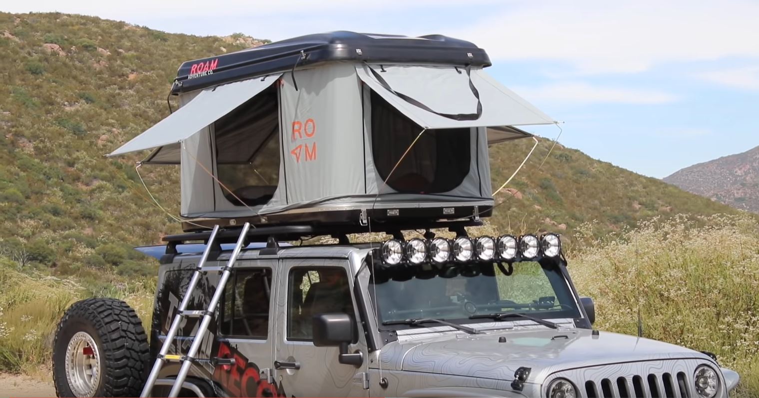 Why Camping With a Jeep Hard-Shell Rooftop Tent Is a Boss Move