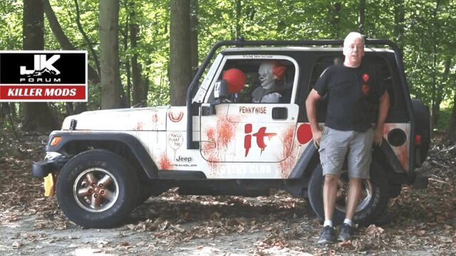 <i>It</i>-themed TJ Jeep Wrangler Is a Mobile Fright Fest