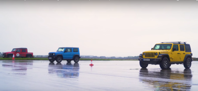 Jeep Wrangler Takes On Suzuki Jimny and Bowler Bulldog