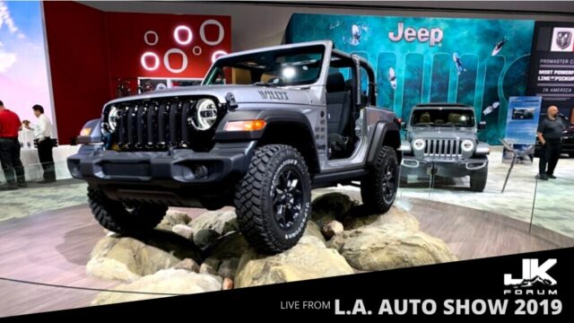 Jeep Wrangler Willys Edition Crawls into 2019 L.A. Auto Show