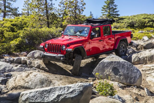 2020 Jeep Gladiator Rubicon on the Rubicon Trail