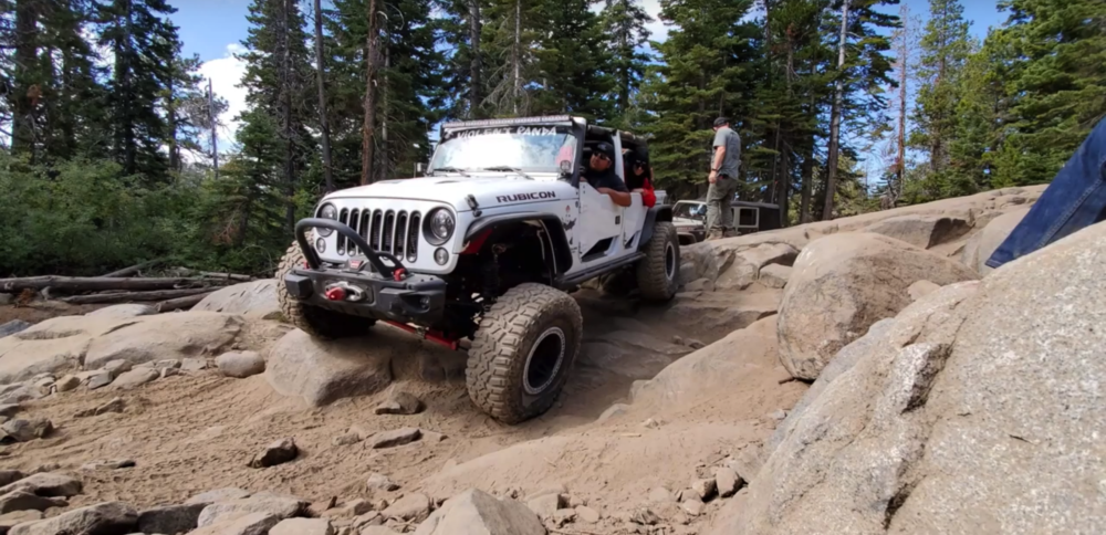 Jeep Wrangler Rubicon mastering the Rubicon Trail