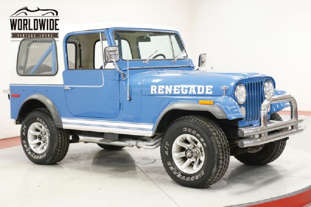 Manual 1978 Jeep Wrangler Renegade is a Two Tone Delight