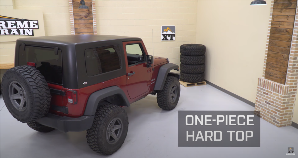 Jeep Wrangler One-Piece Hard Top
