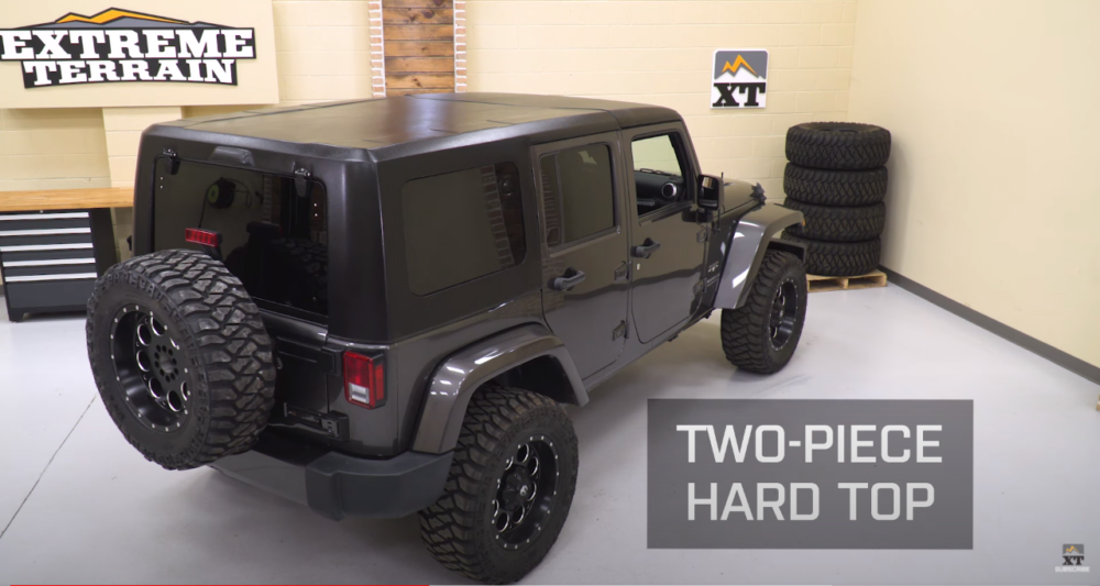 Jeep Wrangler Two-Piece Hard Top