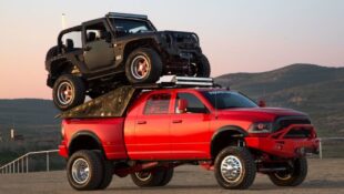 Ram 3500 Hauls Jeep Wrangler