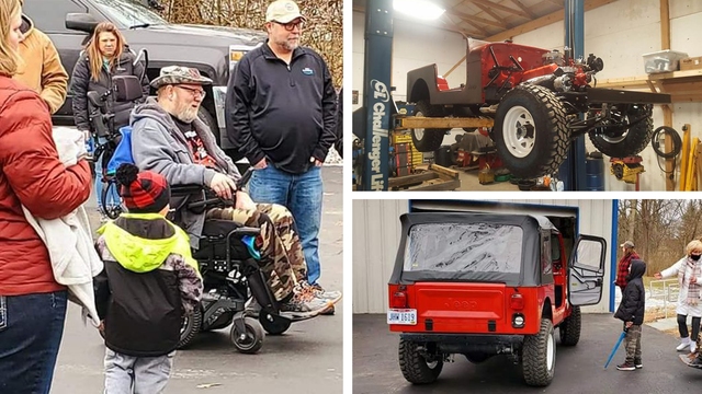 Folks Come Together to Rebuild Veteran’s Beloved Jeep