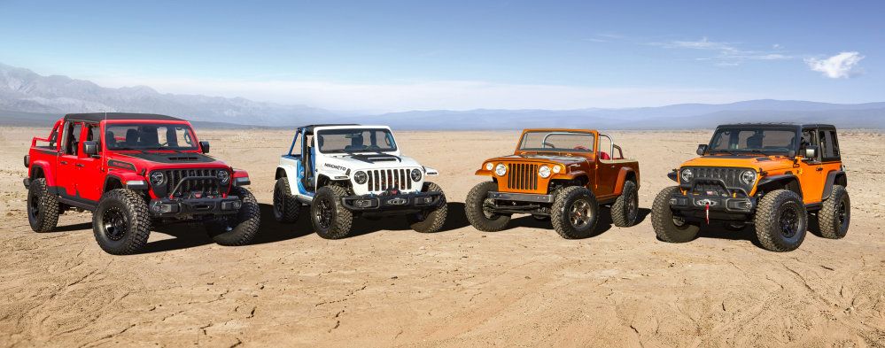 2021 Moab Easter Jeep Safari Concept Vehicles