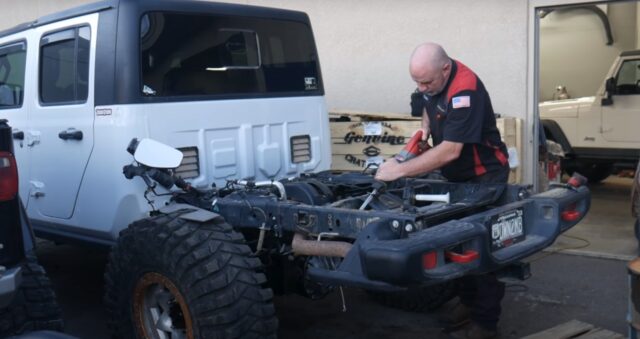 Jeep Gladiator Gets Frame Cut For Overland Project