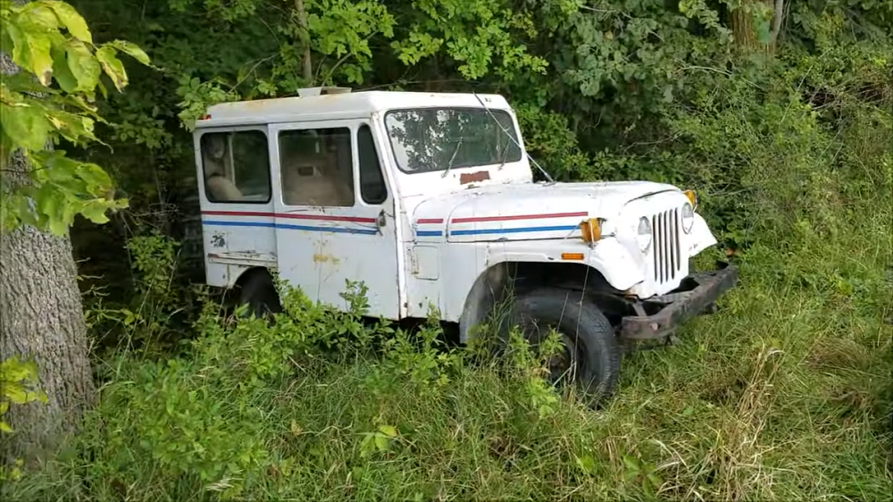 Vintage Mail Jeep