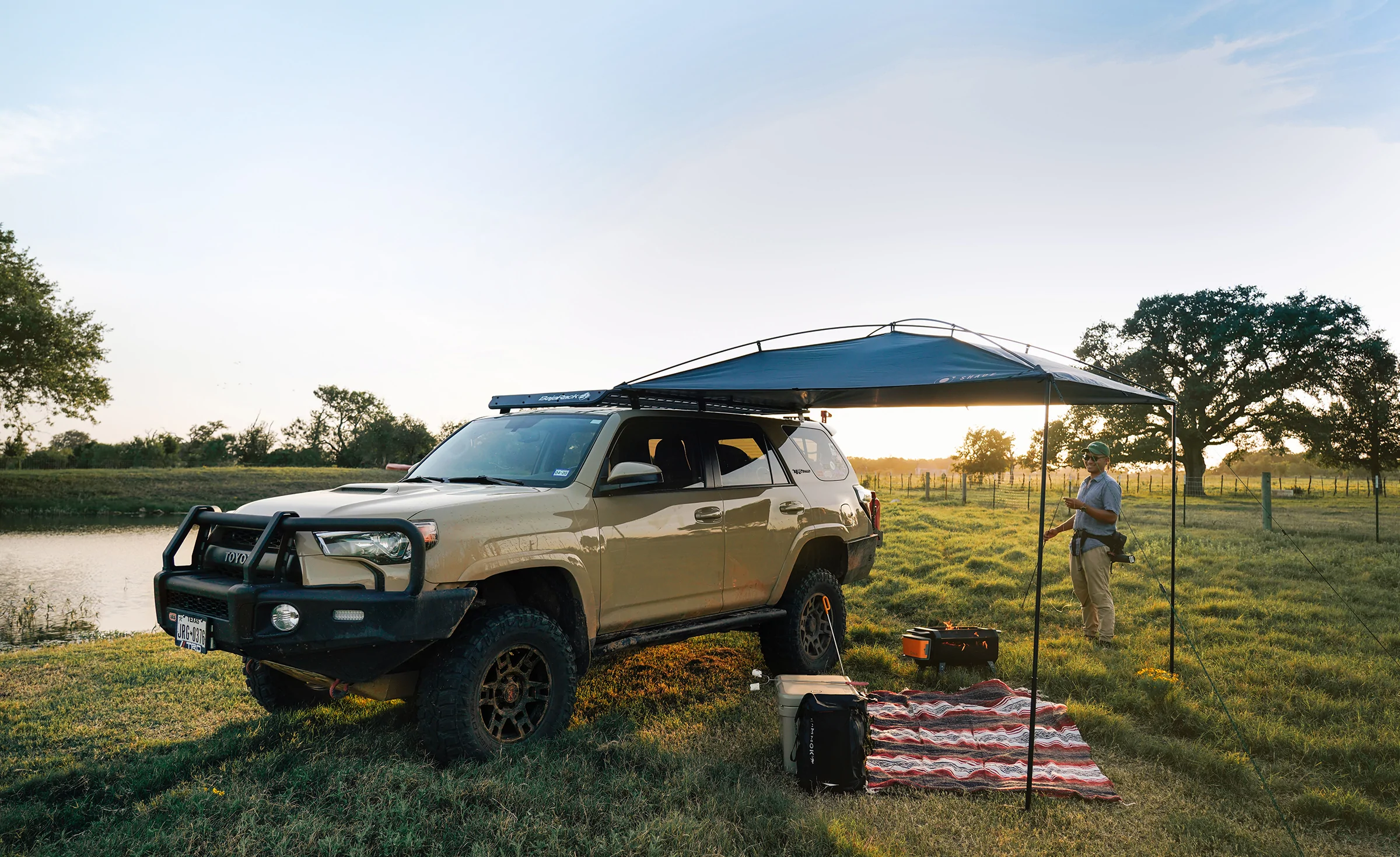 MoonShade Awning Offers Convenient Coverage, Day or Night