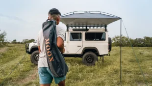 MoonShade Awning Offers Convenient Coverage, Day or Night