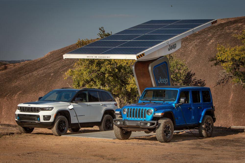 Cherokee and Wrangler 4xe are Best Selling PHEVs