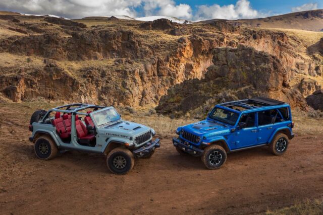 2024 Jeep Wrangler SUV and 2024 Jeep Wrangler 4xe